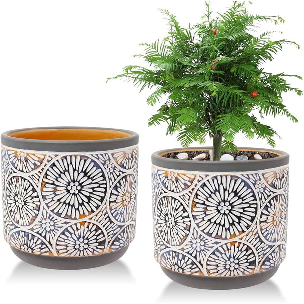 Cachepot Redondo Mandala Pequeno