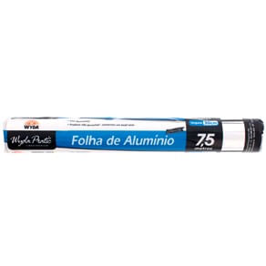 Papel Alumínio em Rolo Wyda 30cmX7,5M